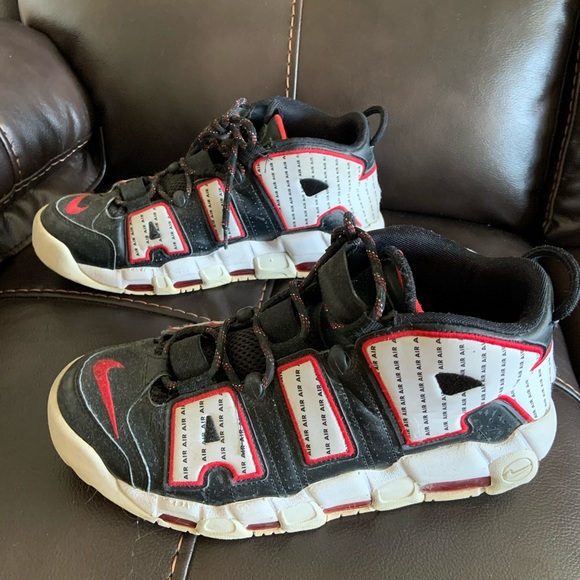 Nike Other - Nike Air Max Uptempo Pinstripe high tops RARE 10.5